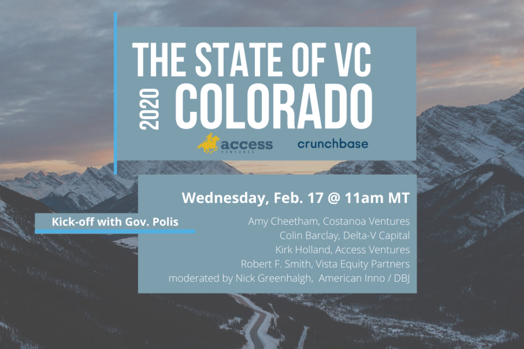 a report on total vc funding raised and venture funding metrics in colorado for 2020