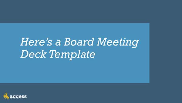 Founder Guide: Board Meeting Best Practices & Template