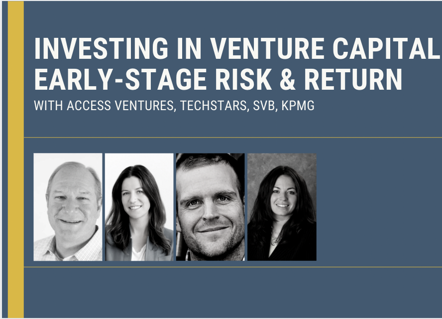 panel on investing in venture capital funds with experts